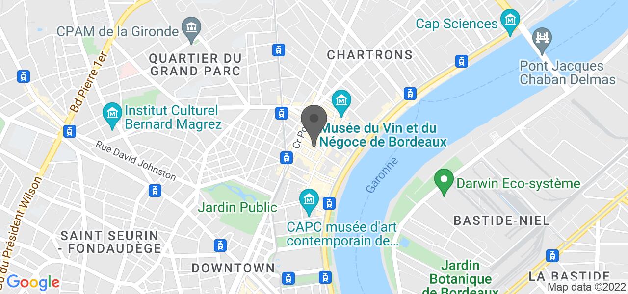 Plan d'accès — La Salle à Manger des Chartrons