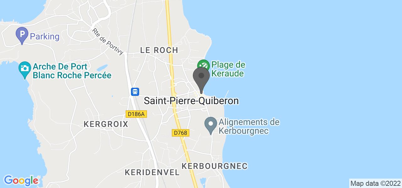 Mappa di accesso — Hôtel de la plage