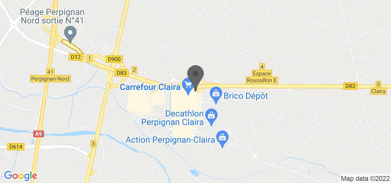 Plan d'accès — McDonald's Claira