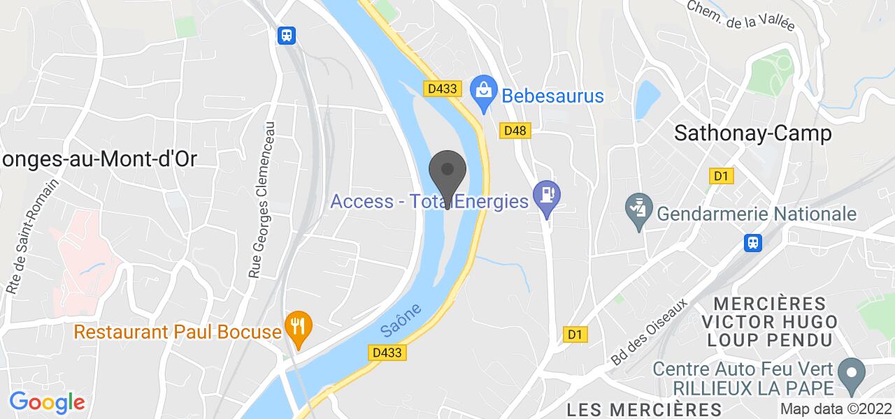 Plan d'accès — Le Crusoë