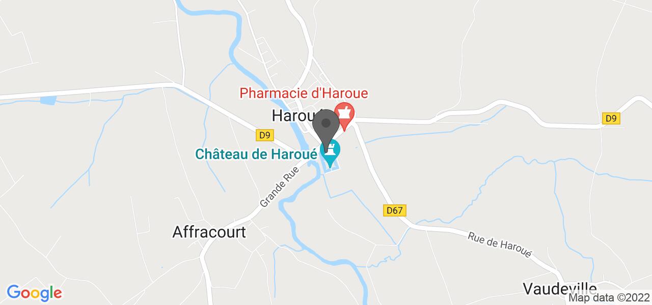 Plan d'accès — Auberge d'Haroué
