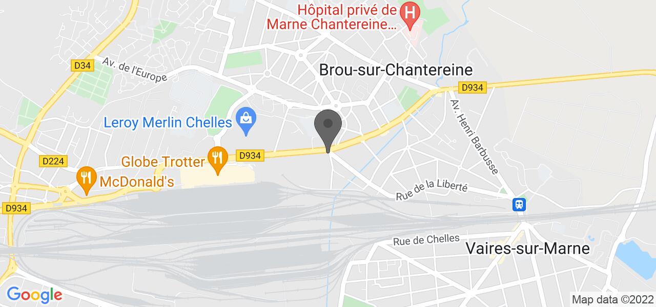 Plan d'accès — Le Palmier