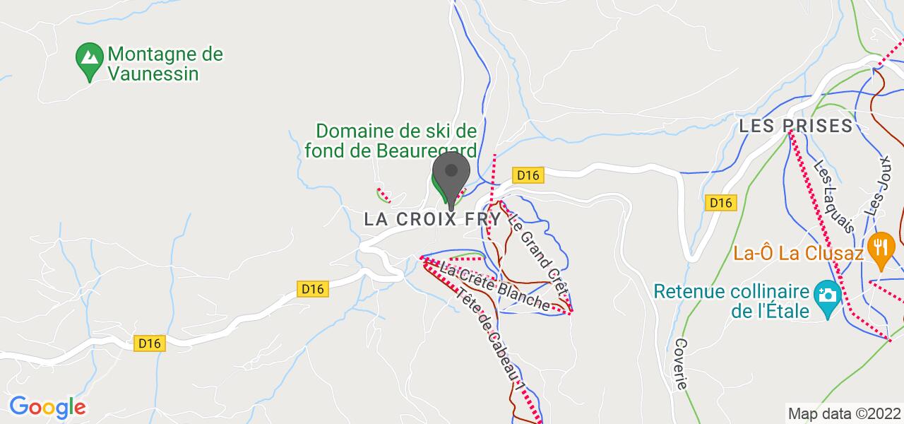 Plan d'accès — La Maison des Bois - Marc Veyrat