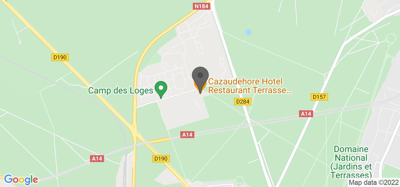 Mappa di accesso — Cazaudehore