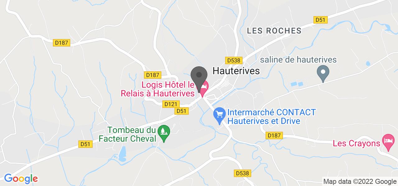 Plan d'accès — Le relais