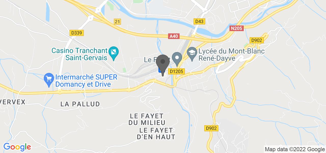Mappa di accesso — Le Cairn