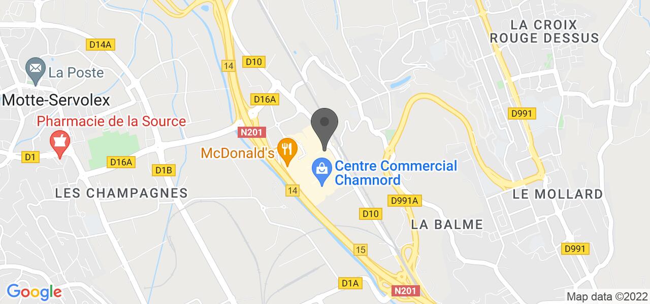 Plan d'accès — The Roster Chambéry Chamnord