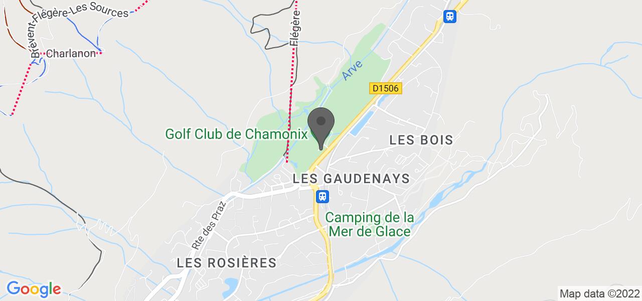 Mappa di accesso — La Cabane des Praz