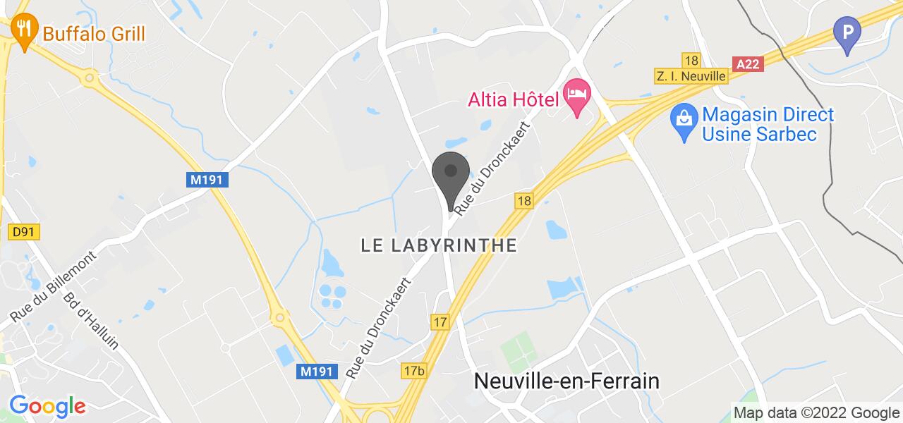 Plan d'accès — LOGIS HOTEL RESTAURANT DES ACACIAS