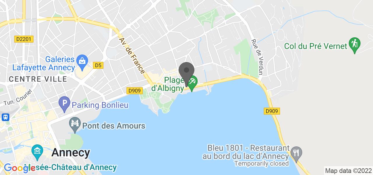 Plan d'accès — La Maison du Lac