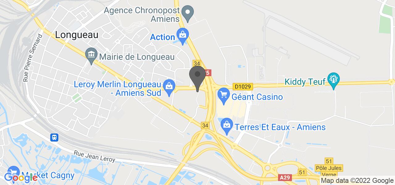 Plan d'accès — Léon de Bruxelles - Glisy