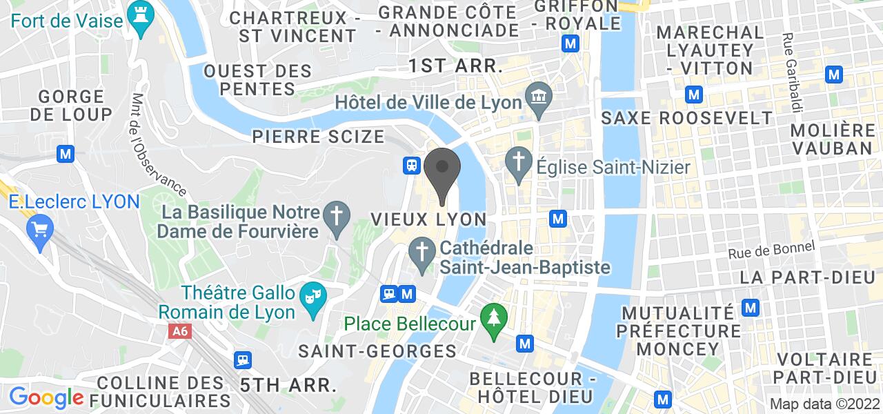 Routekaart — A la Traboule
