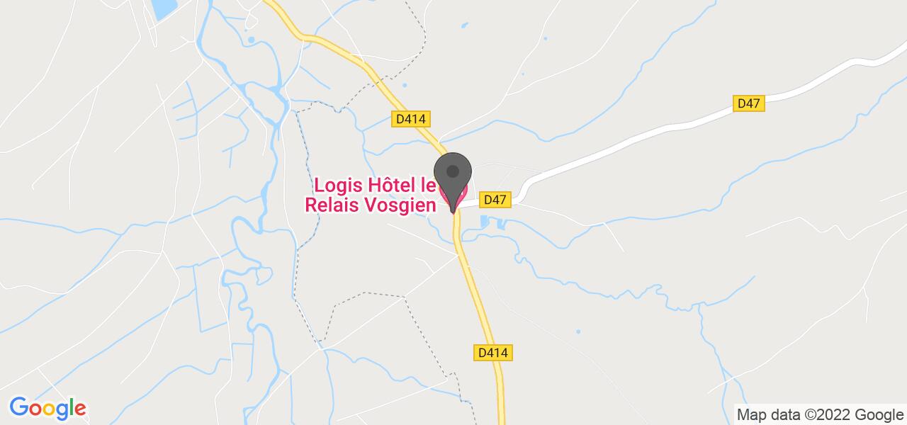 Plan d'accès — Le Relais Vosgien
