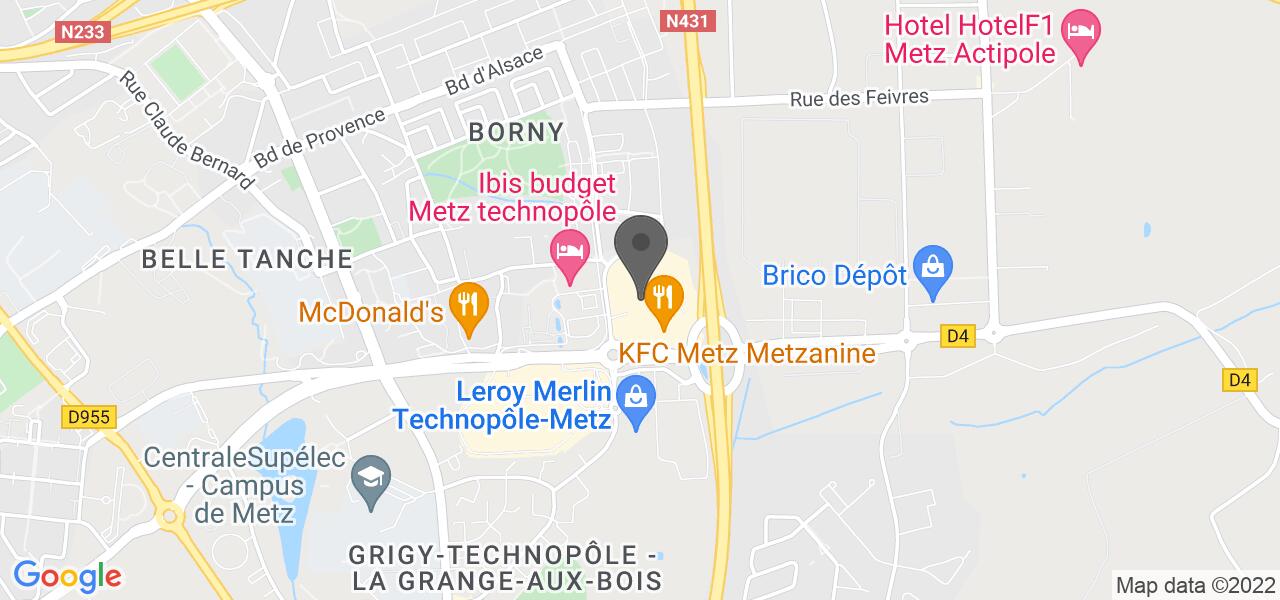 Plan d'accès — Ristorante Del Arte