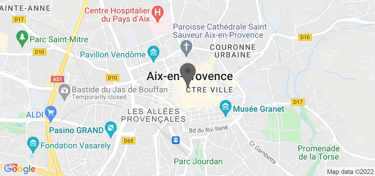 Plan d'accès — Les Fils à Maman Aix-en-Provence