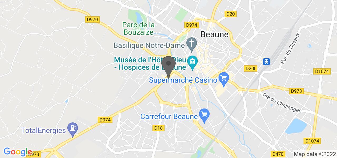 Plan d'accès — Le Benaton