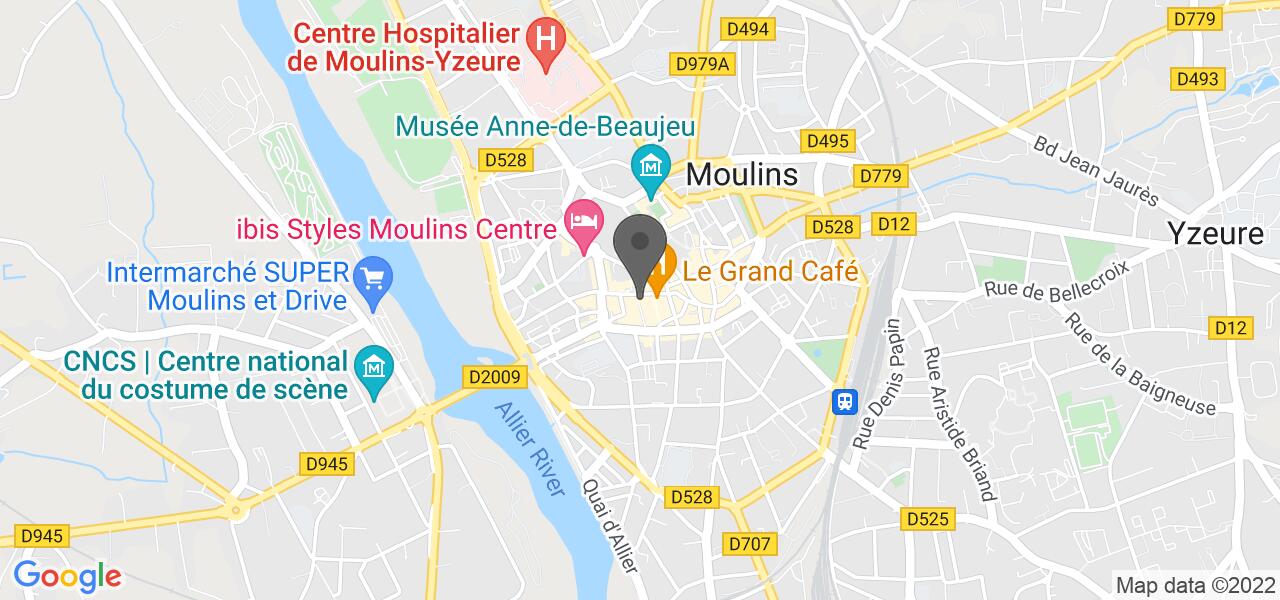 Plan d'accès — Auvergne Prestige »la boutique »