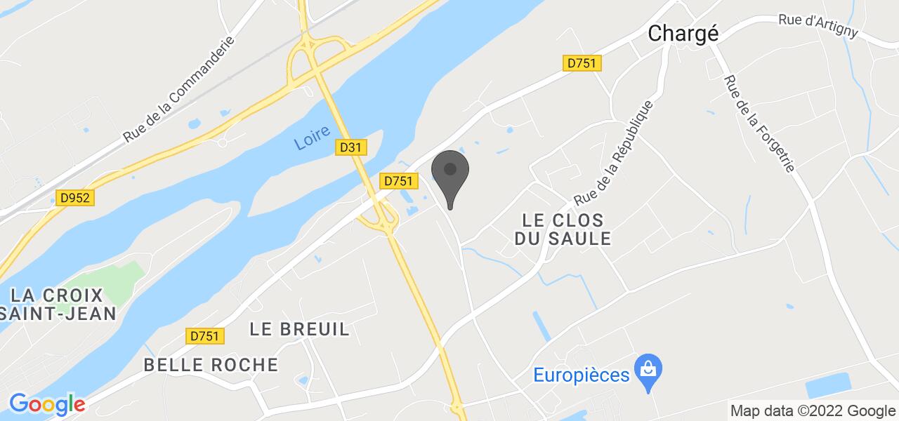 Plan d'accès — Hostellerie du château de pray