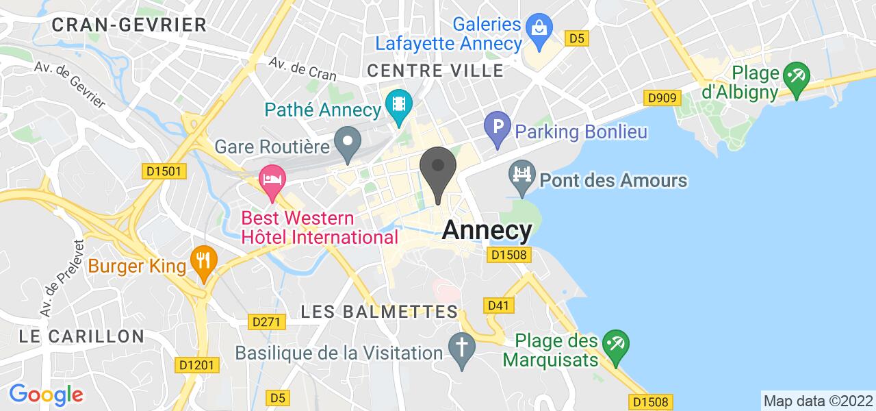 แผนที่การเดินทาง — Café St Antoine