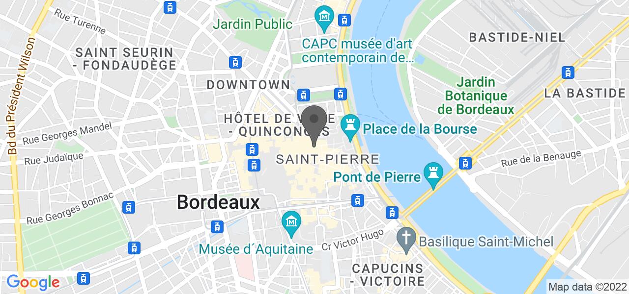 Plan d'accès — La Brasserie Bordelaise