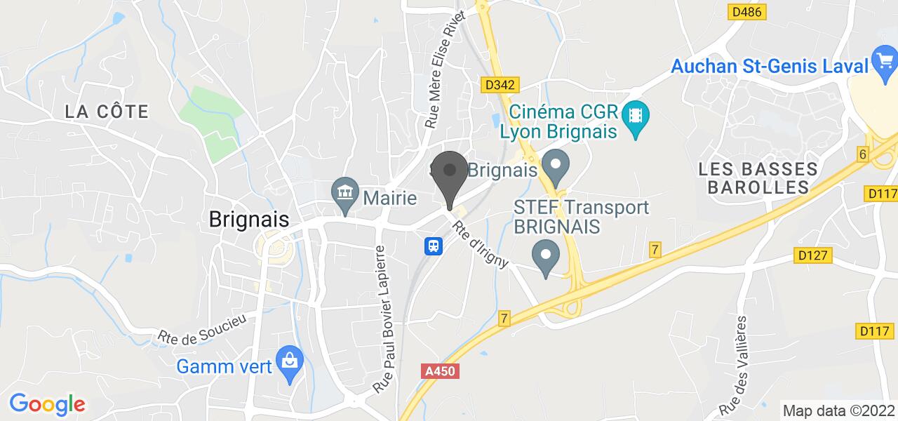 Mappa di accesso — Le Café de la gare