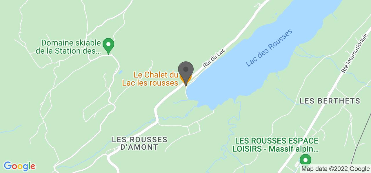 アクセスマップ — Le Châlet du Lac