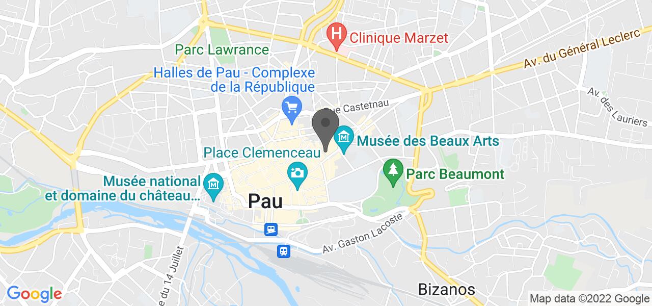 Plan d'accès — Memphis Restaurant Pau