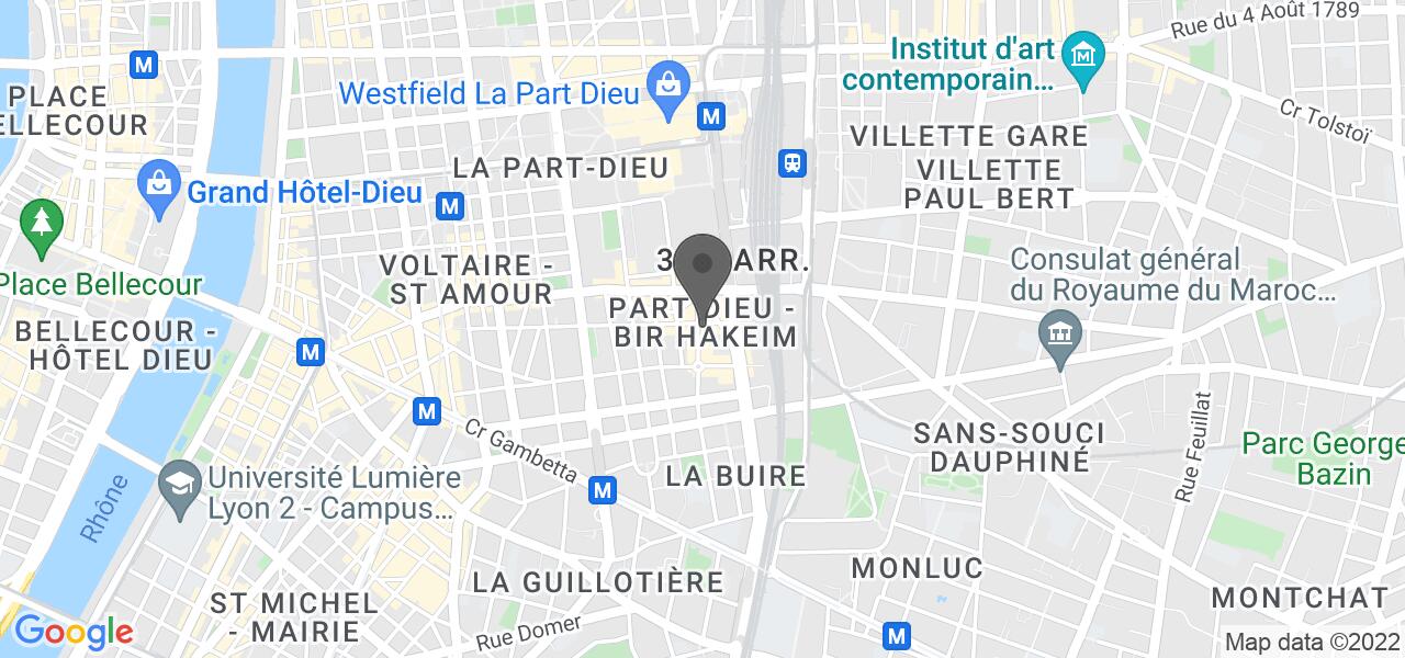 Mapa de acesso — Siam Bistrot