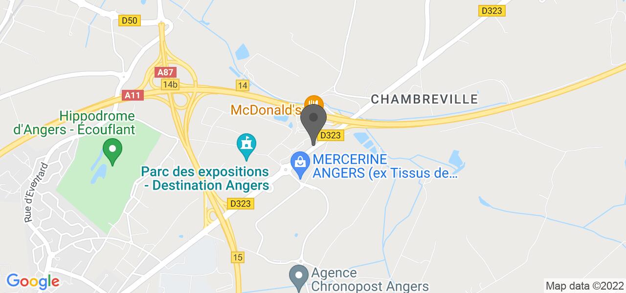 Plan d'accès — Auberge de la Lieue