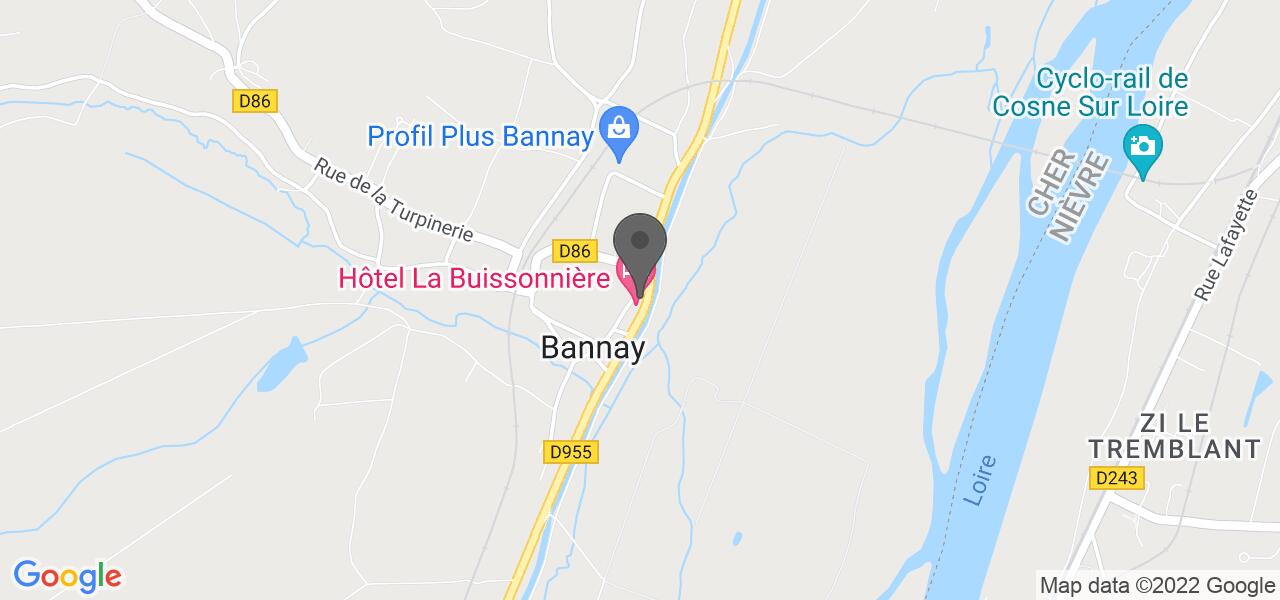 交通地图 — Hôtel La Buissonnière