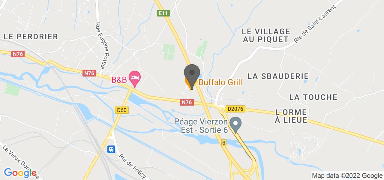 Plan d'accès — Buffalo Grill