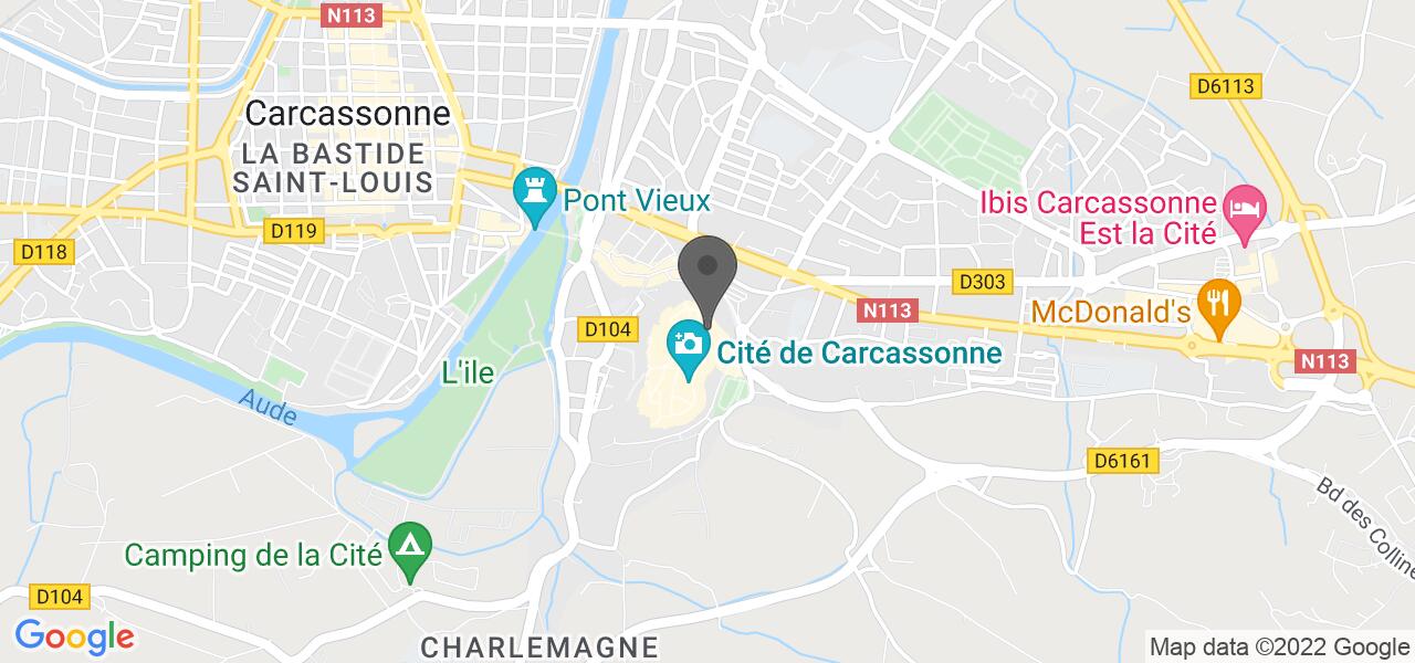 Mappa di accesso — Maison du Cassoulet