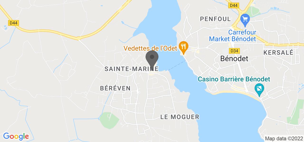 Plan d'accès — Le cafe du port