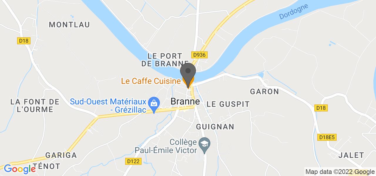 Plan d'accès — Le Caffe Cuisine