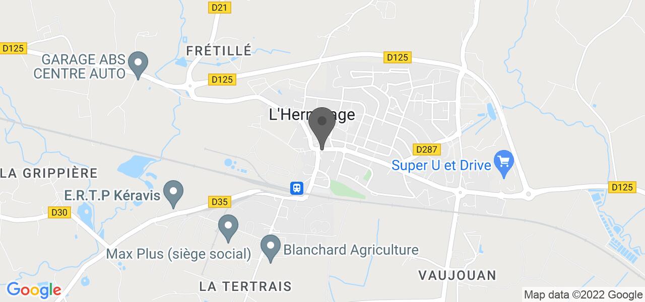 Mapa de acesso — Le Saint-Hilaire