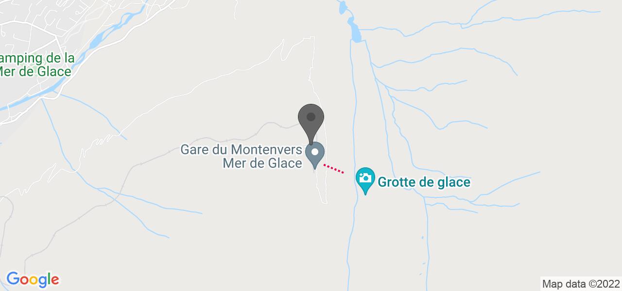 Plan d'accès — Restaurant du Montenvers
