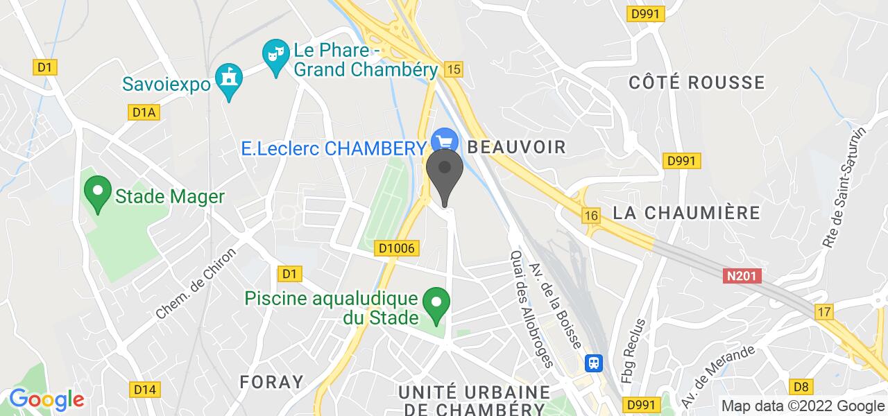 Access map — Bistrot Du Verger