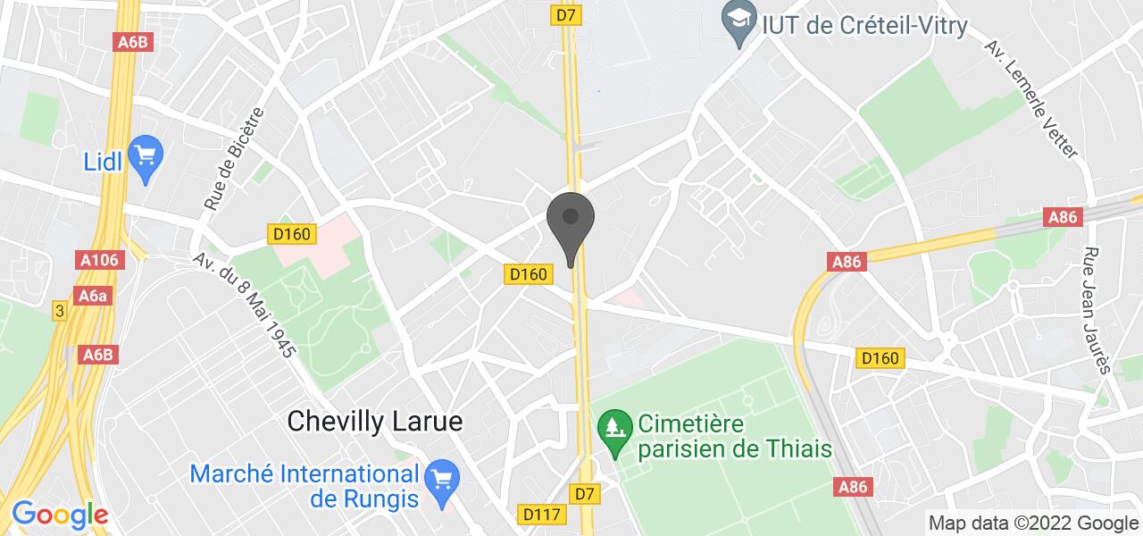 Plan d'accès — La Criée Chevilly Larue