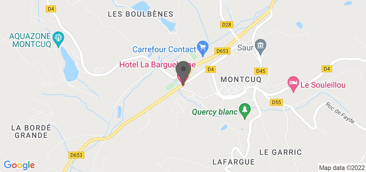 Plan d'accès — La Barguelonne