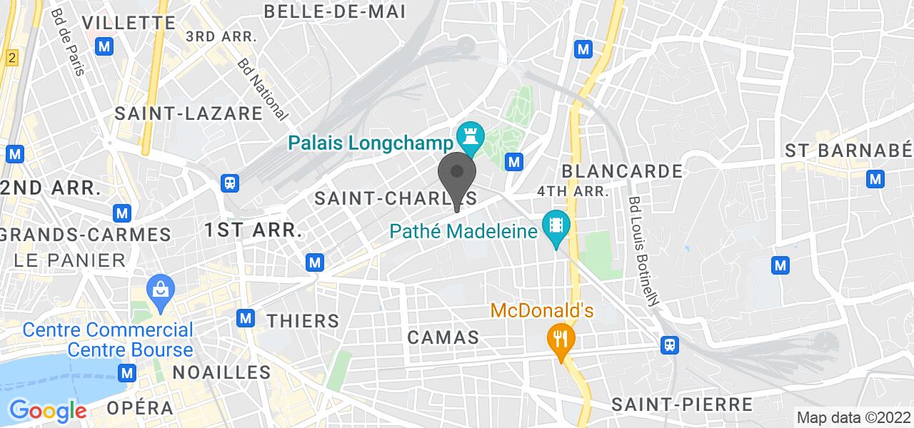Plan d'accès — Le Phénicia