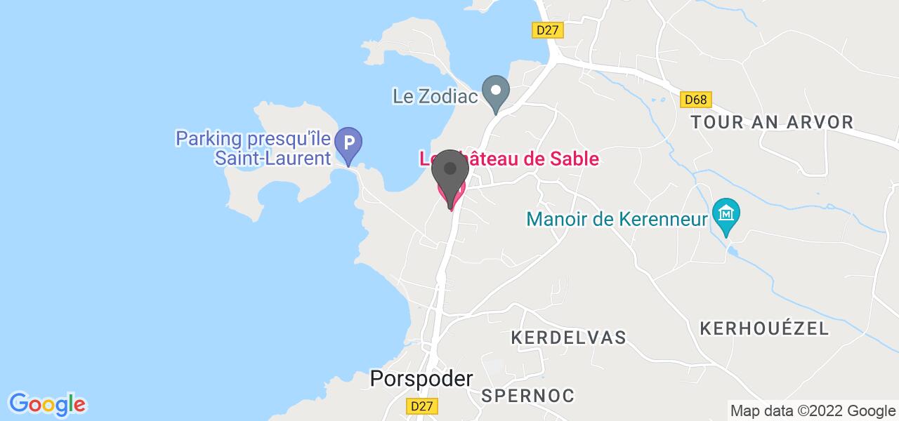 แผนที่การเดินทาง — Le Château de Sable