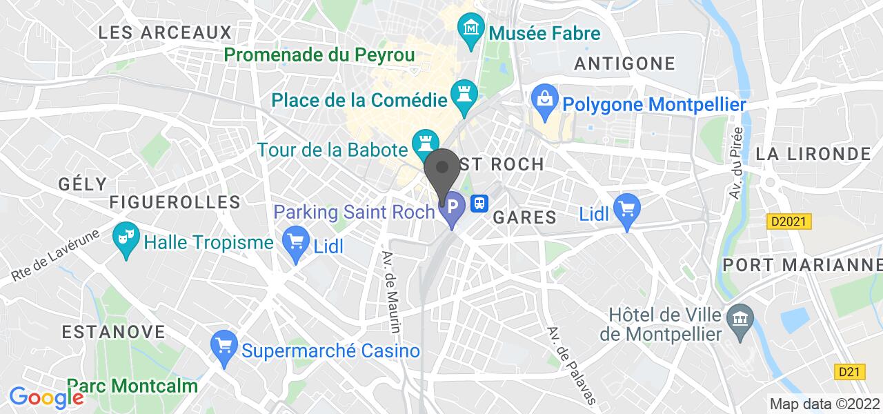 Plan d'accès — Gazette café