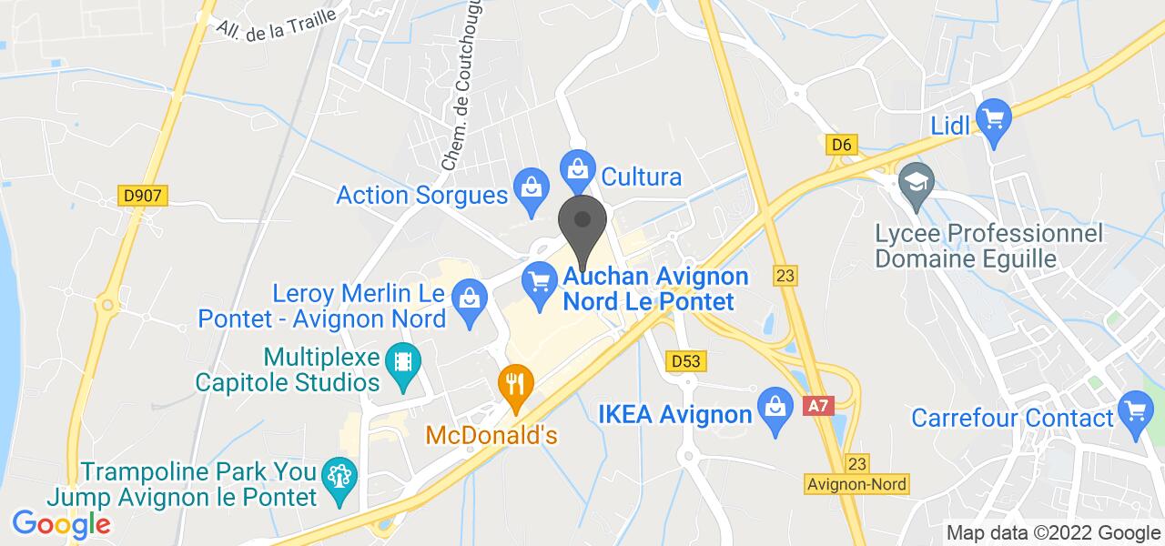 Plan d'accès — Pizza Paï Le Pontet