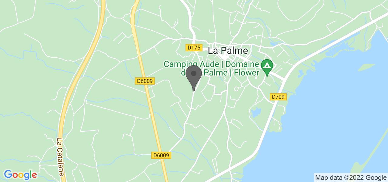 Plan d'accès — Aire de La Palme ouest - Bonne Journée