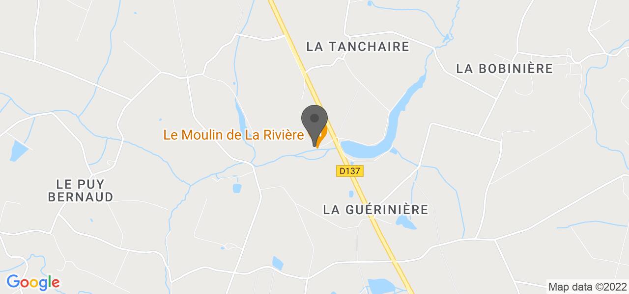 Plan d'accès — Le moulin de la riviere