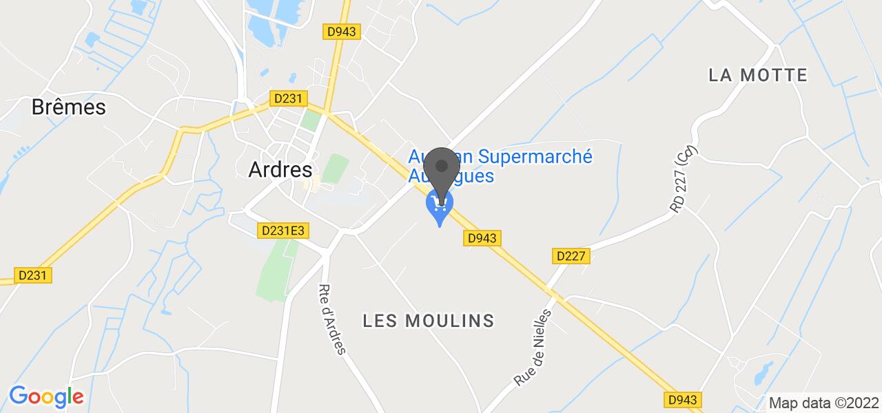Plan d'accès — Aux Marronniers - Restaurant