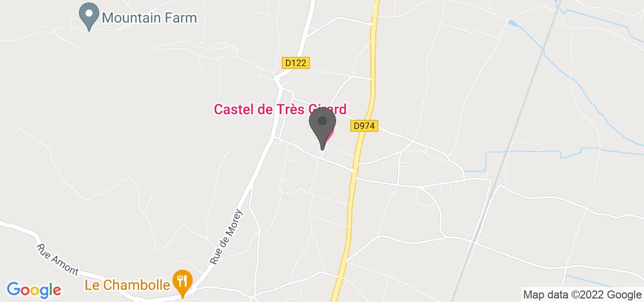 Plan d'accès — Castel de tres girard