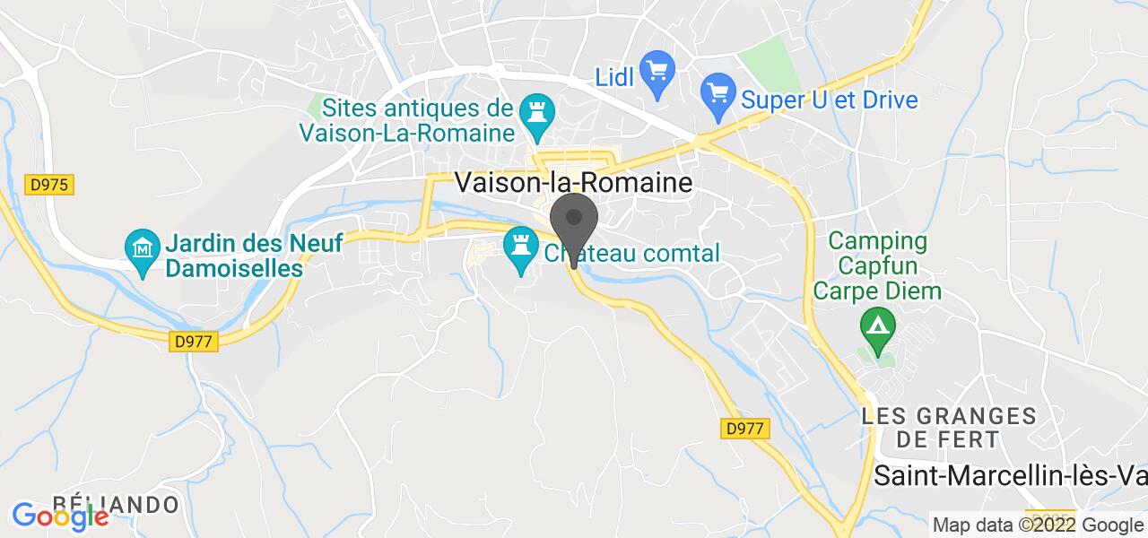Mapa de acesso — Le Moulin à Huile