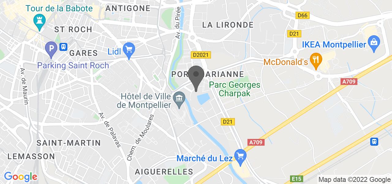 Mapa de acesso — Le Comptoir