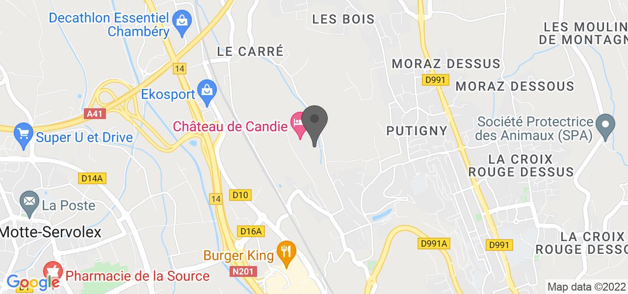 Plan d'accès — La Cantine de Candie